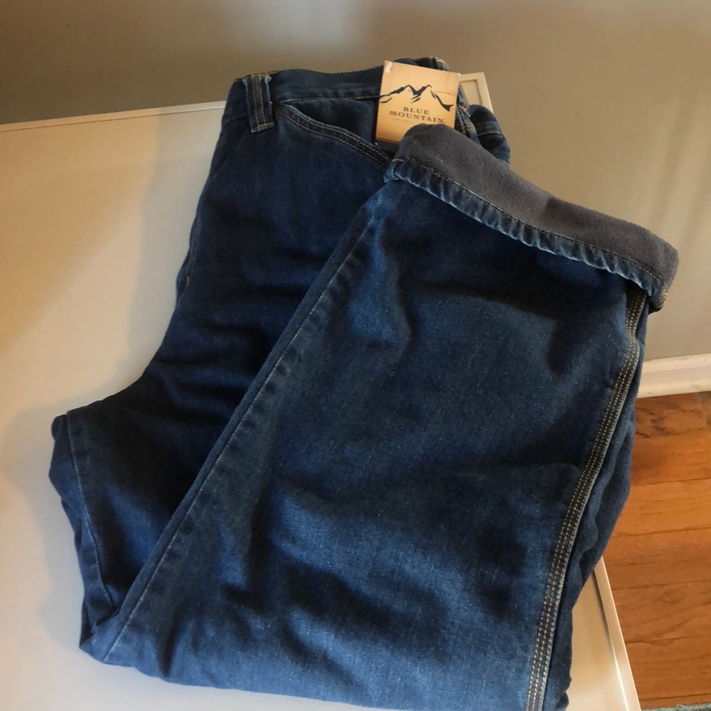 NWT Flannel Lined Mens Jeans